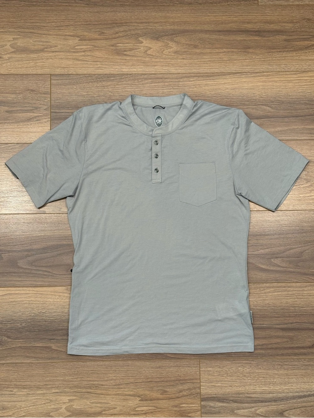 Club Ride Rambler Tee Wool Blend in Gray Size Medium